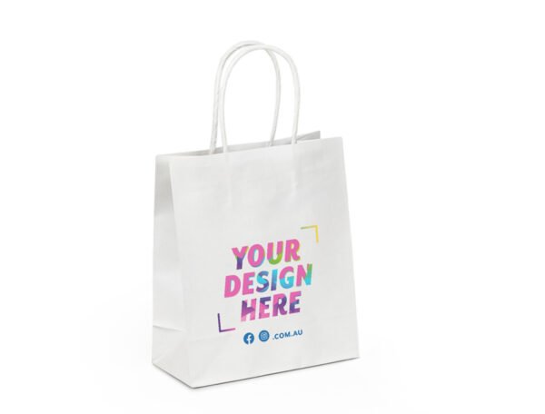 Kraft Paper Bag (White) Open Size 89x41 cm - Image 3