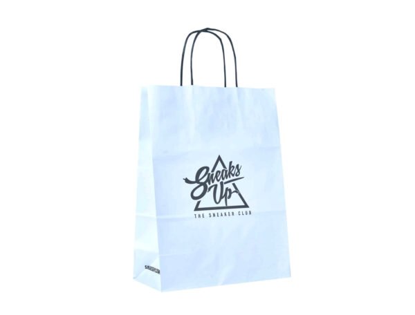 Kraft Paper Bag (White) Open Size 97x51 cm - Image 2
