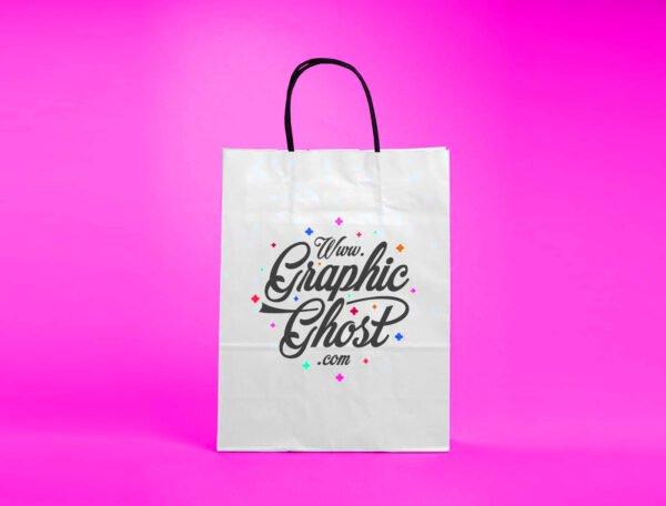 Kraft Paper Bag (White) Open Size 97x51 cm