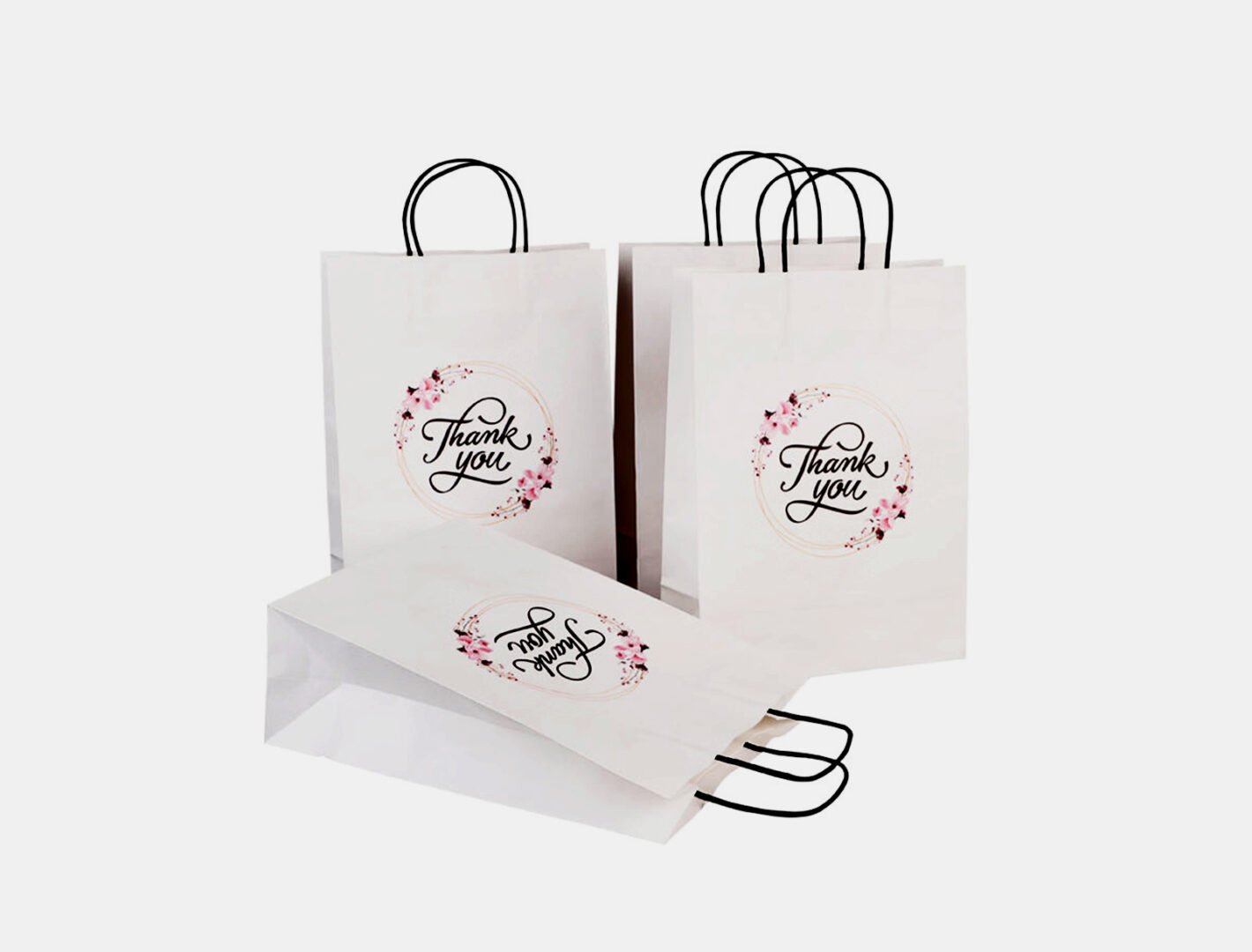 Kraft Paper Bag (White) Open size 102x50 cm