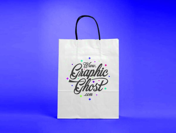 Kraft Paper Bag (White) Open size 102x50 cm - Image 4