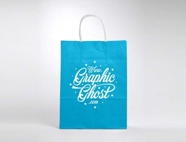 Kraft Paper Bag (White) Open size 102x50 cm - Image 3