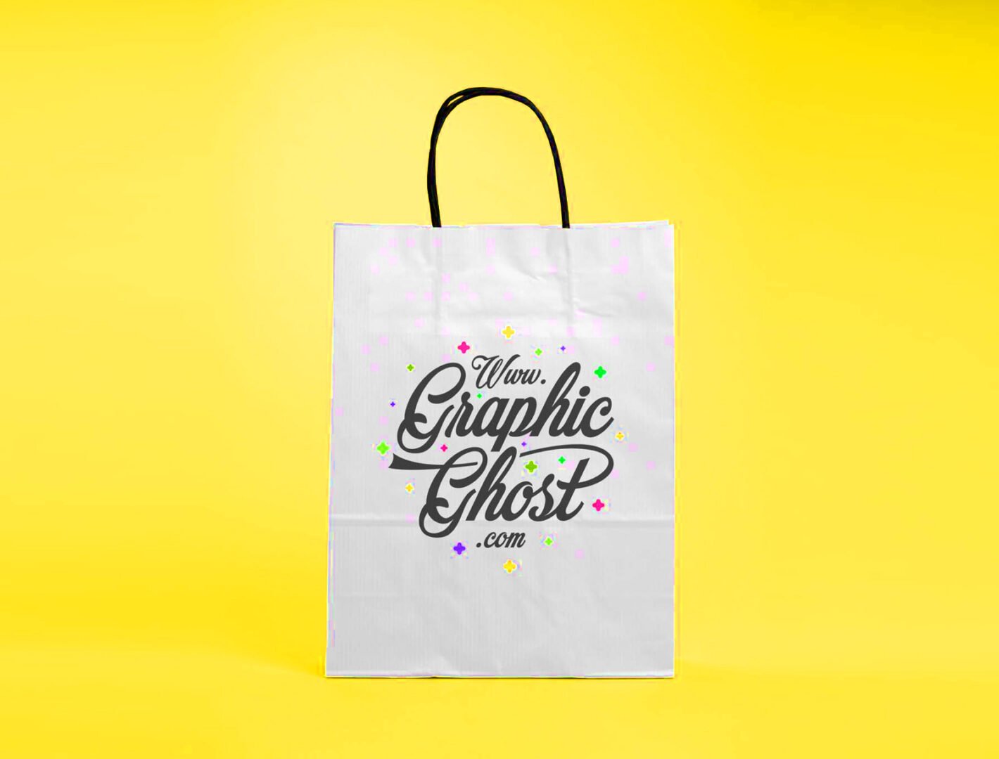 Kraft Paper Bag (White) Open size 75x41x10 cm