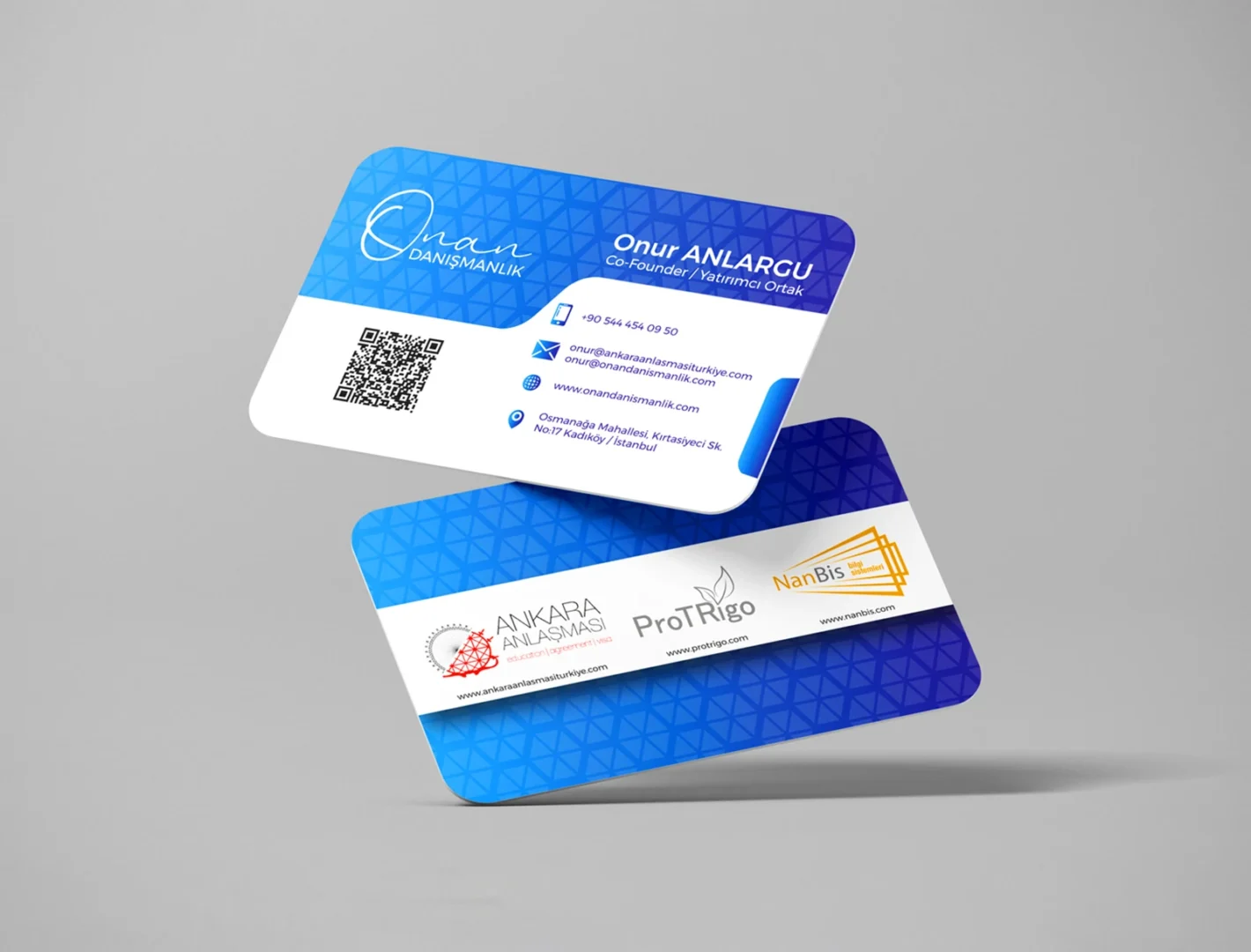 Normal Hybrid Card (Rounded Corner) Size: 9x5.5cm