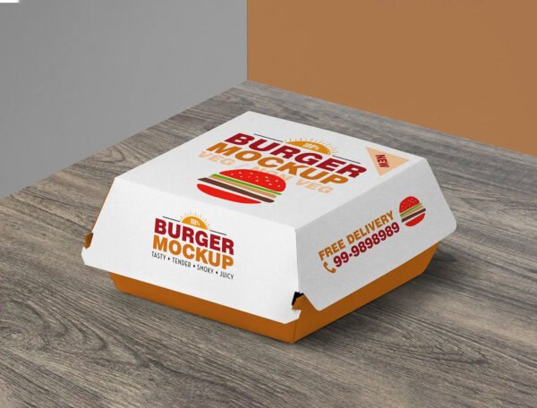 Simple Burger Box Size 16.8x24.9 cm - Image 4