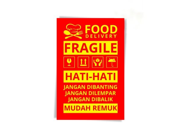 Sticker Glossy Lamination 80gsm Size 9x5.5 cm - Image 2